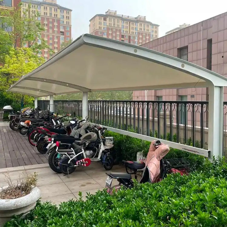 双江膜结构电动车棚