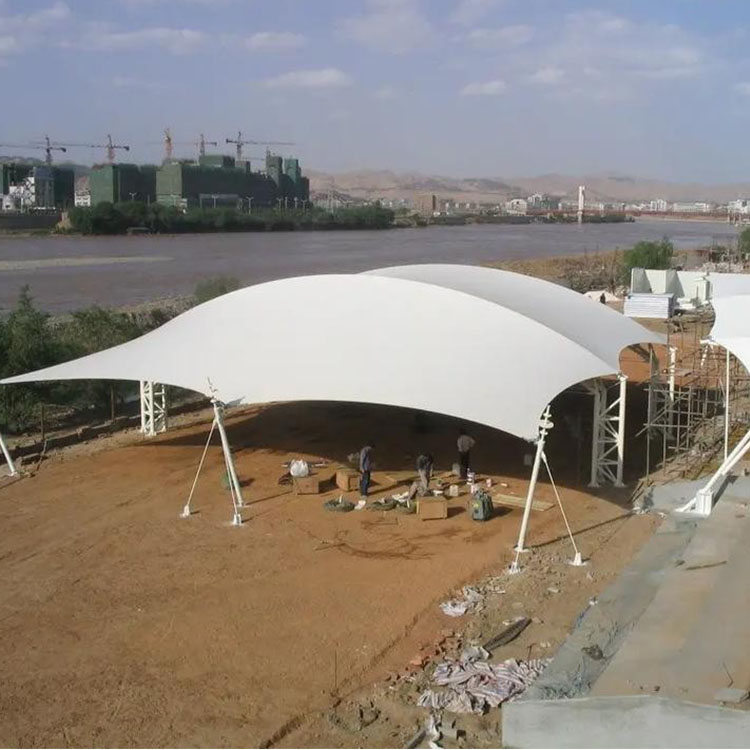 双江膜结构汽车棚